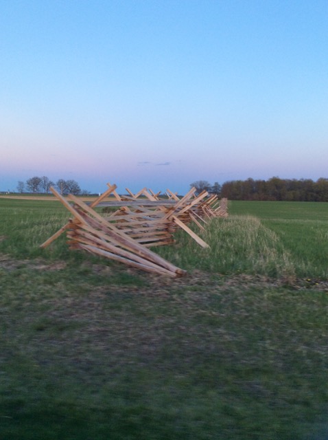 Photo of Gettysburg's fences